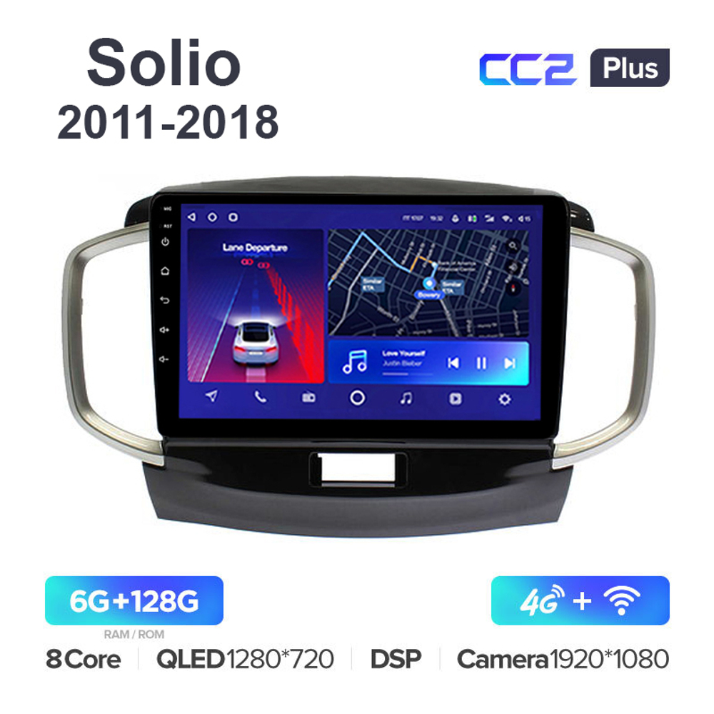 Teyes CC2 Plus 9"для Suzuki Solio 2011-2018