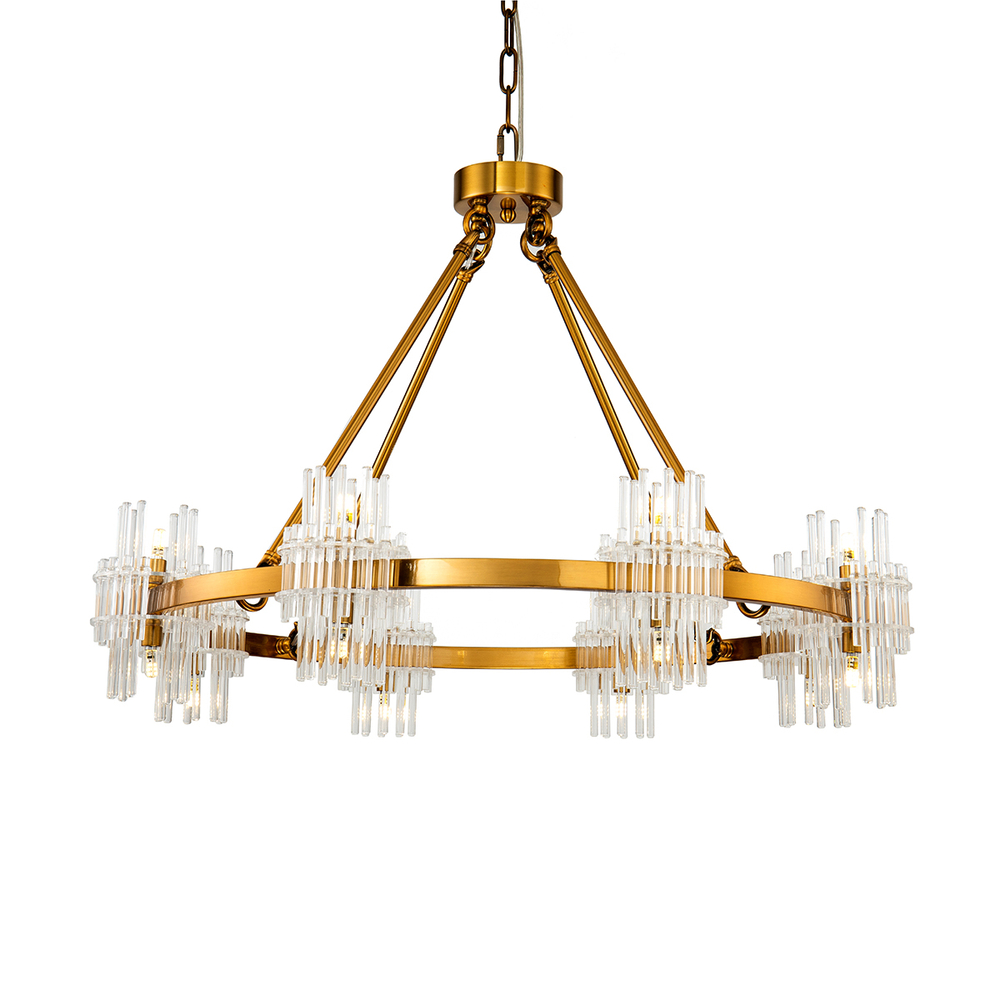 Люстра KR1209P-16 brass