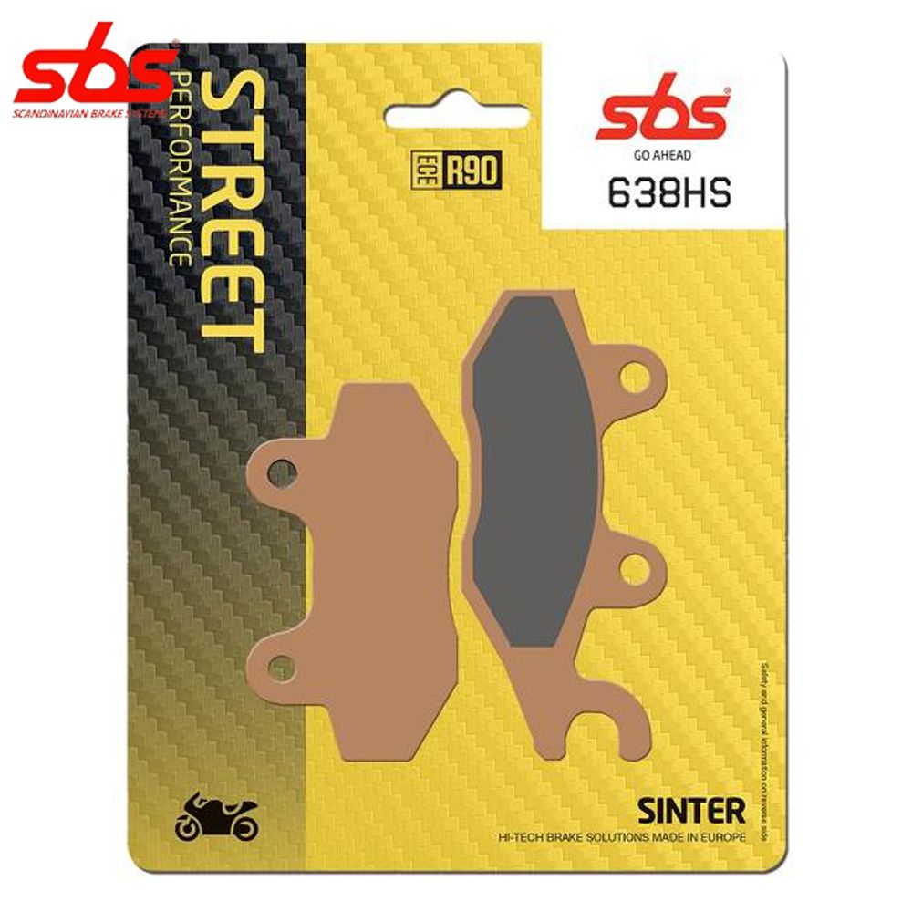 SBS 638HS тормозные колодки передние/задние