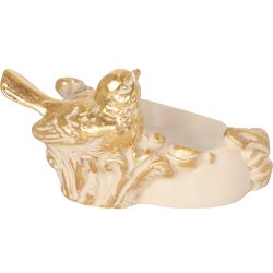 Мыльница Птичка Терра Айвори