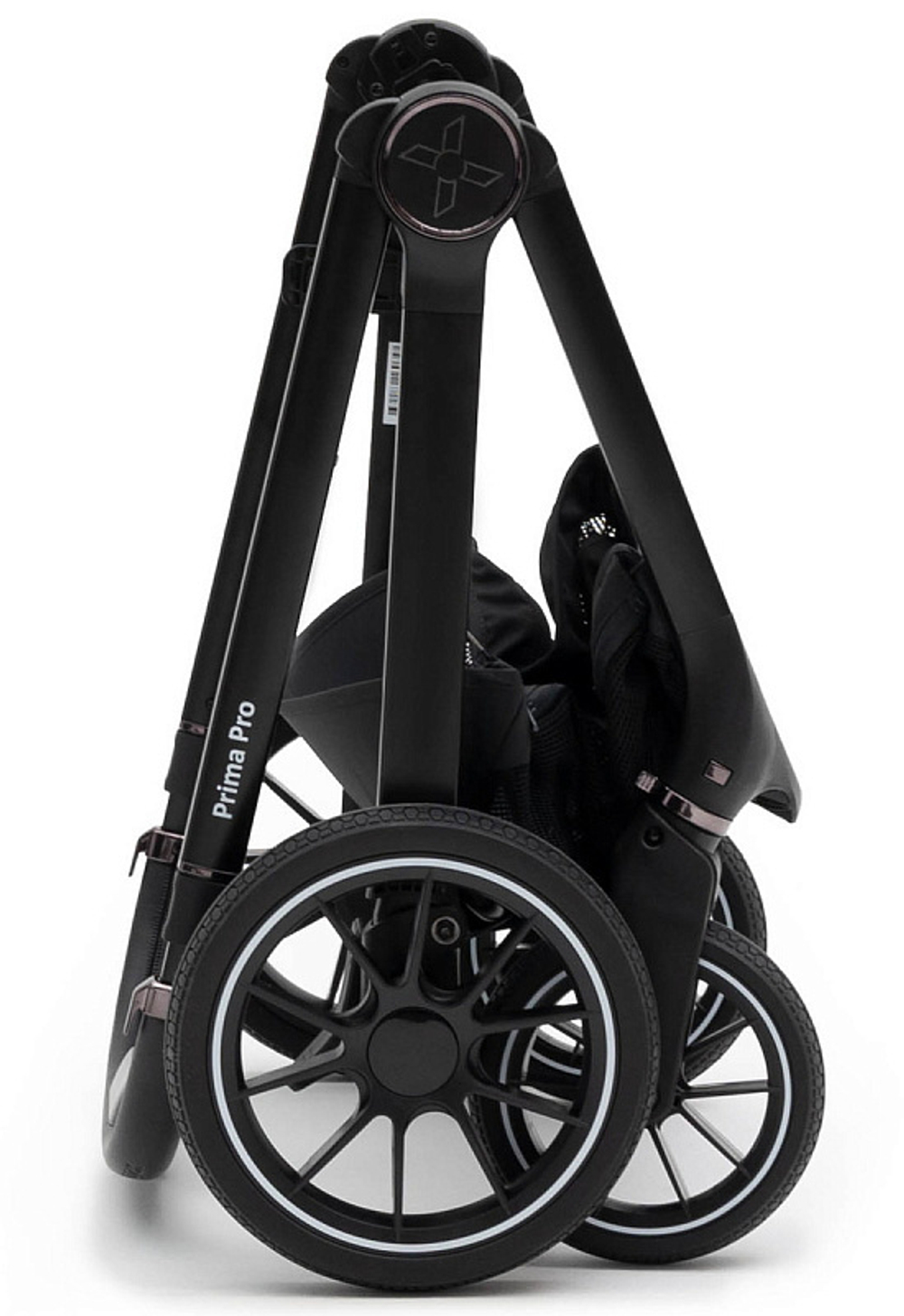 Коляска Agex Prima Pro 3 в 1 с автокреслом i-Team Black APA657 Midnight Grey (Темно-серый)