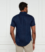 Льняная рубашка POLO RALPH LAUREN - темно-синий(710968912)