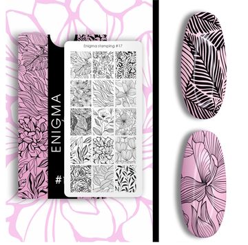 Пластина для стемпинга Enigma Stamping №017