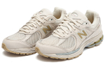 New Balance NB 2002R cowhide fabric retro non-slip wear-resistant wrapping lightweight low-top running shoes for men and women with the same style light beige