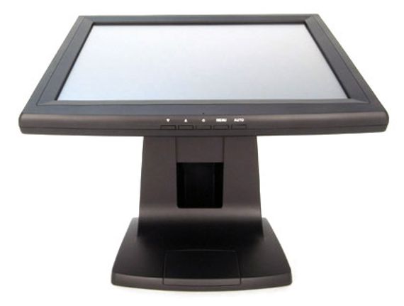 Сенсорный монитор POScenter POS135 (15&quot;, LED, Resistive-USB, MSR123) черный (аналог EVA-150)
