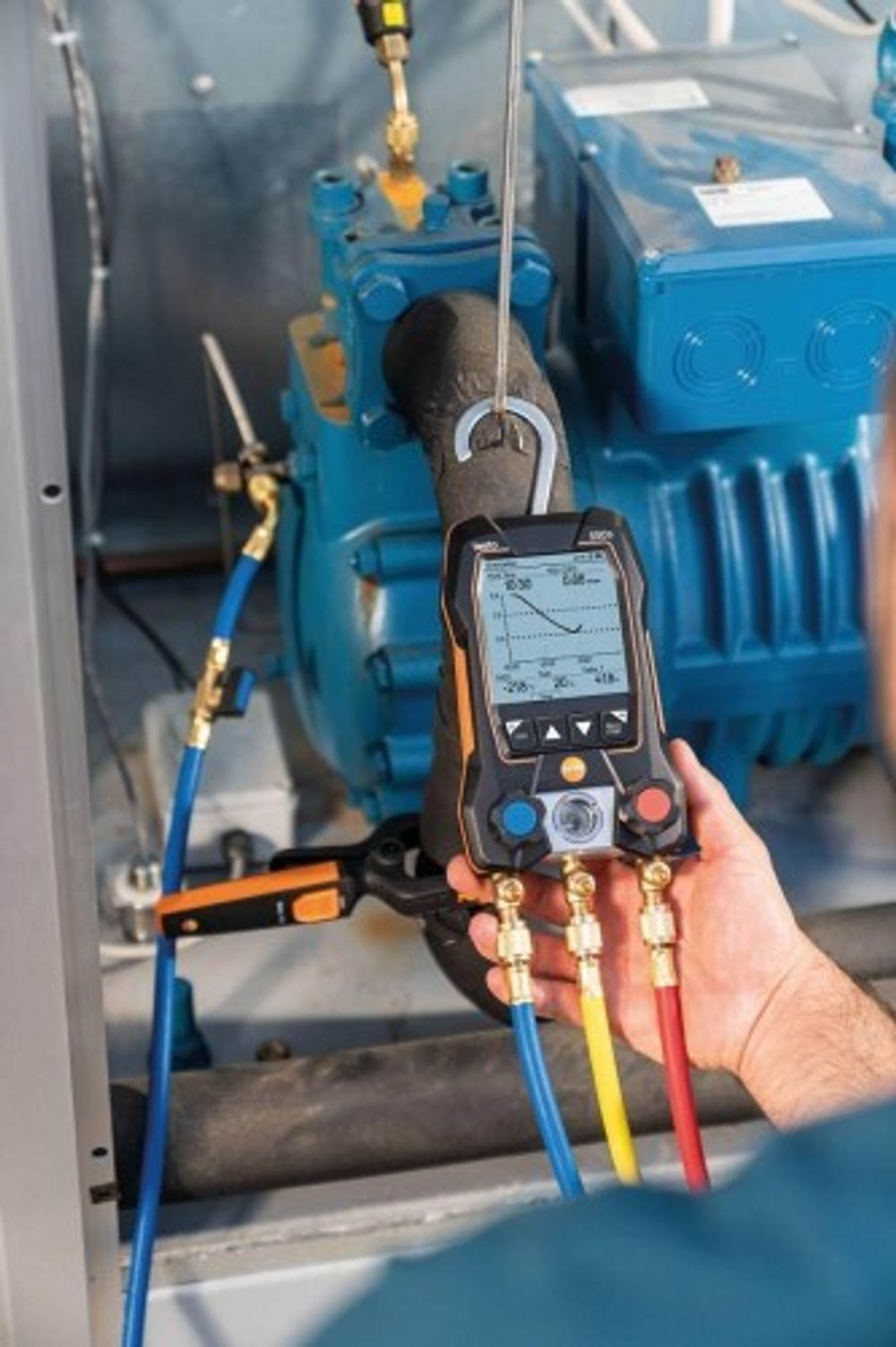 Цифровой манометрический коллектор Testo 550 s комплект 2 в кейсе 0564 5502