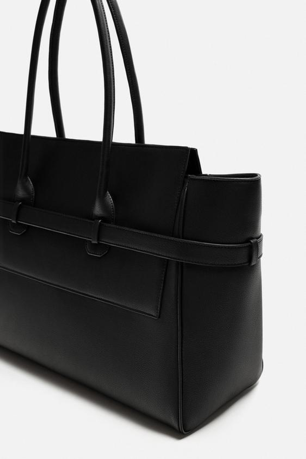 ZARA СУМКА С РЕМНЕМ, ЧЕРНЫЙ