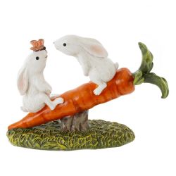 GAEM Фигурка декоративная "Зайцы", L8 W3 H5,5 см