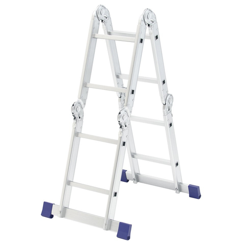 Лестница шарнирная алюминиевая, 4 х 2 ступени, Сибртех