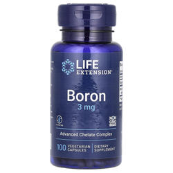Life Extension Boron 3 mg 100 veg capsules, Бор