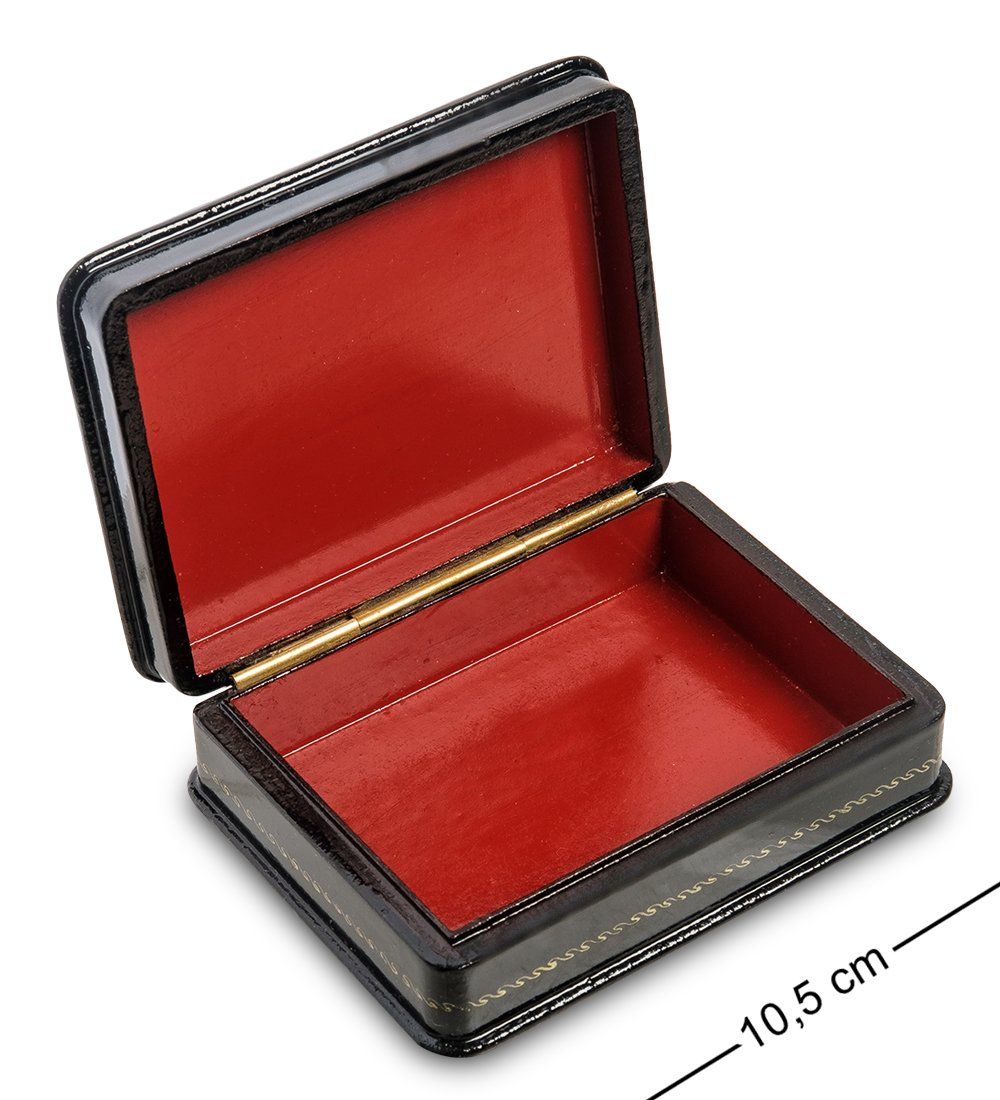ШК-19/ 4-E Шкатулка в технике декупаж «Гуси-лебеди» (10х8х3,5)