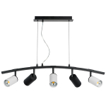 LR735372363 Люстра RULLO 5х50W GU10 ЧЕРНЫЙ/БЕЛЫЙ (571735+214437-2+214436-3)