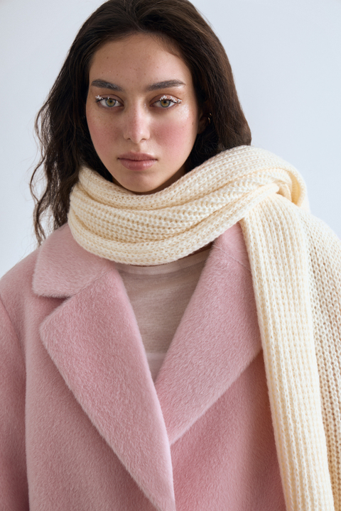 Шарф с бахромой