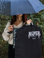 Детский чехол с карманами 110х50, влагостойкий. Never give up