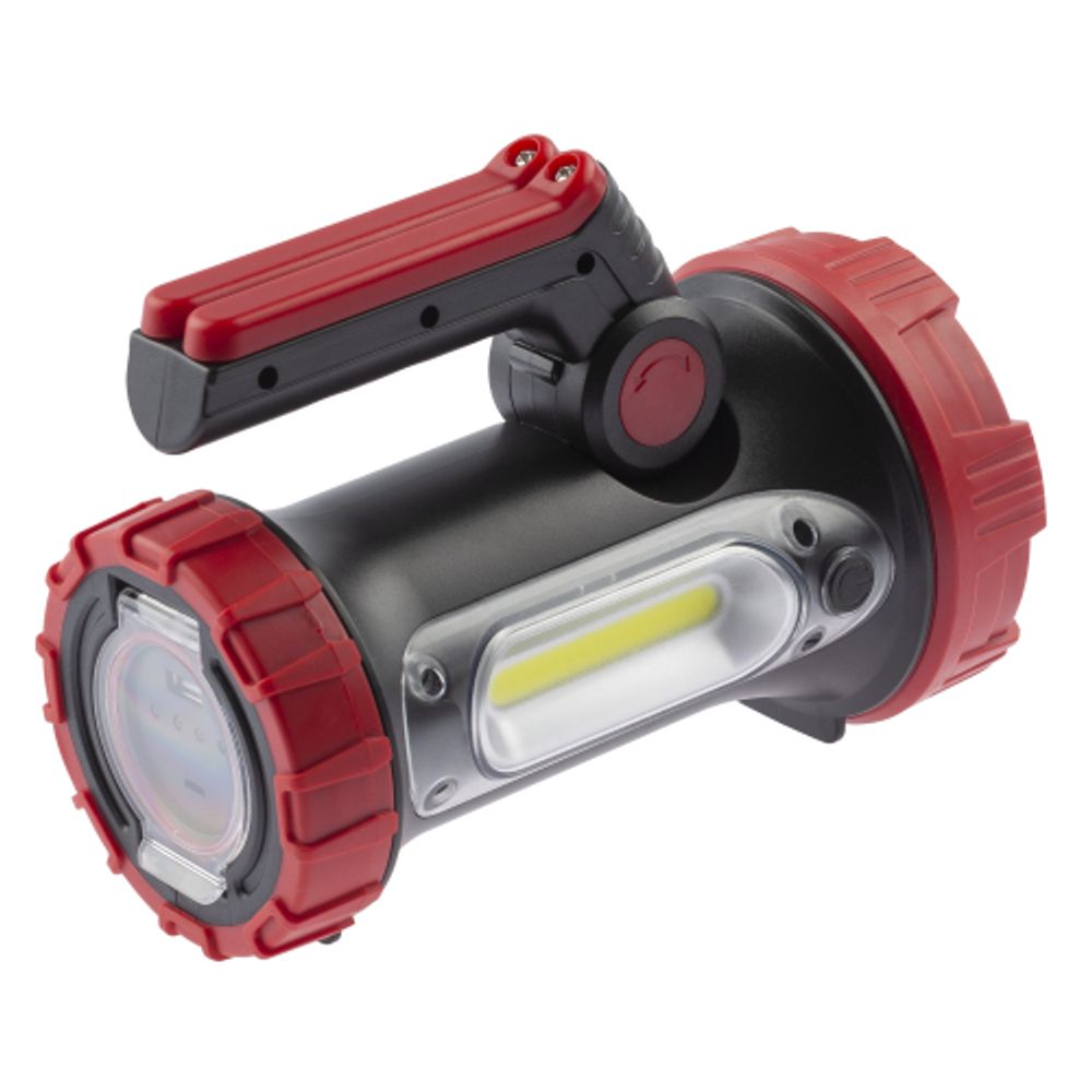 Светодиодный фонарь ЭРА PA-704 прожекторный аккумуляторный IP65 powerbank поворотная рукоять с раскладными подставками | Прожекторные фонари