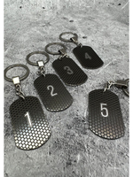 Номерки на ключи металлические