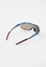 Спортивные очки с диоптриями 720armour Analog Pro / Translucent Midnight Blue Temple / Matte White Gasket / HC Red Black Lens