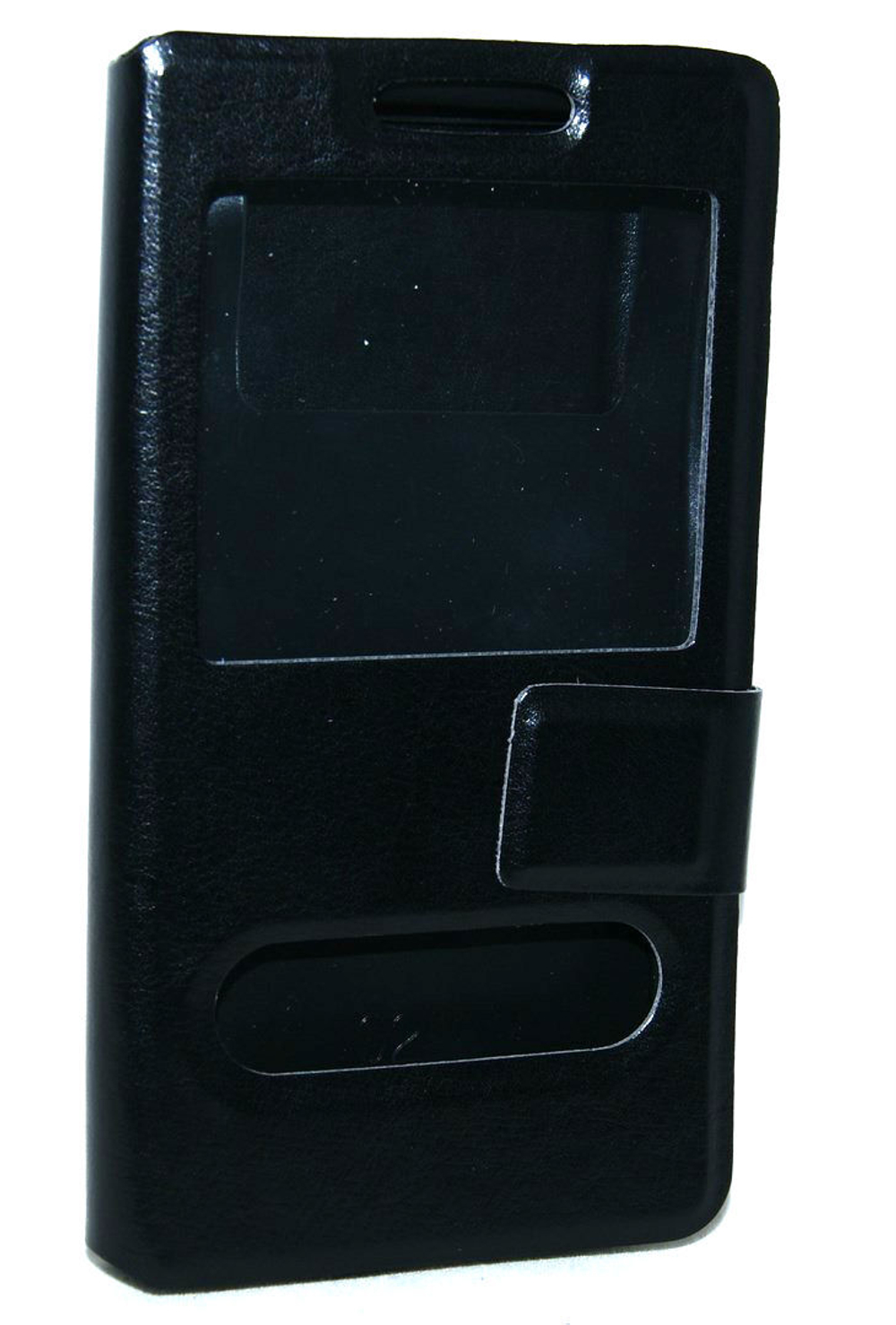 Чехол-книжка универсальный 4.5"-5.0"(черный)