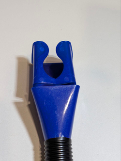 Насадка непроливайка с гибким наконечником воронка заправочная складная для масла и топлива (Синяя)