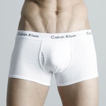 Мужские трусы боксеры белые Calvin Klein 365 White