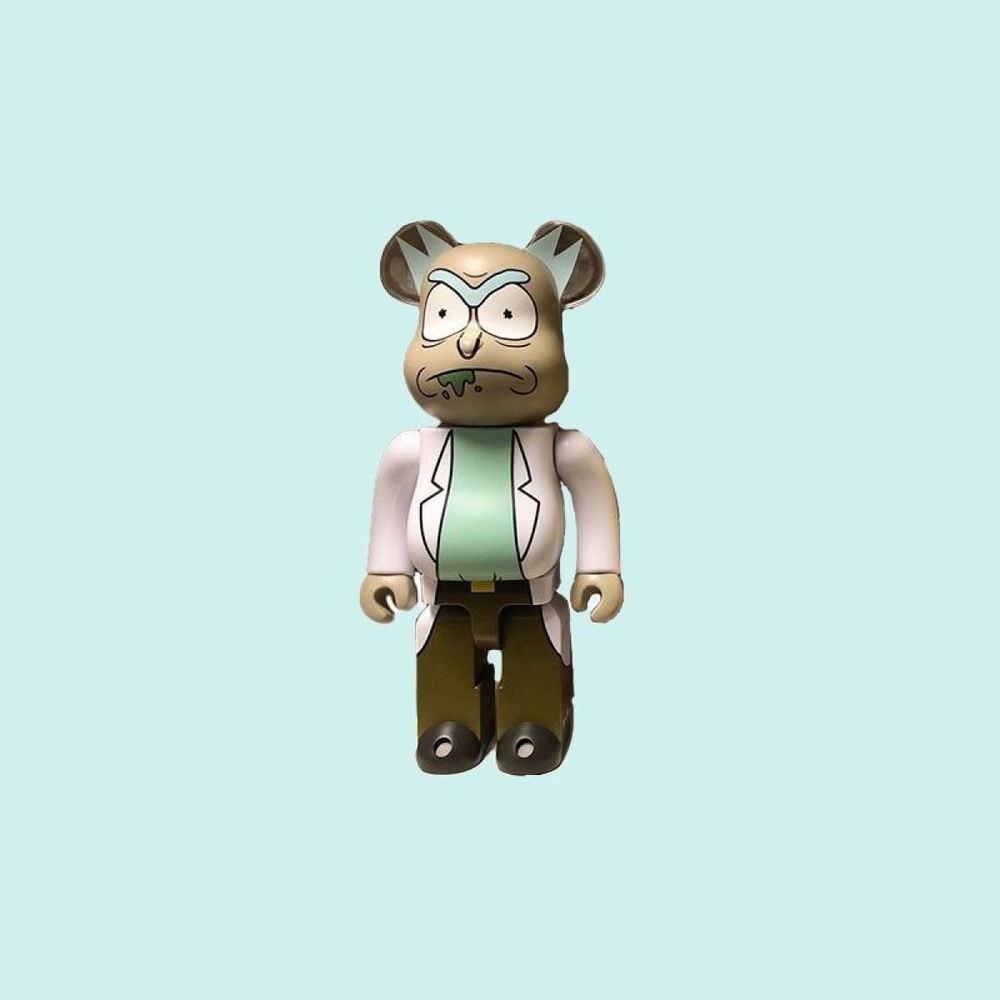 Дизайнерские игрушки BE@RBRICK 400% Bait Rick and Morty & 28cm, 1135132-600940339