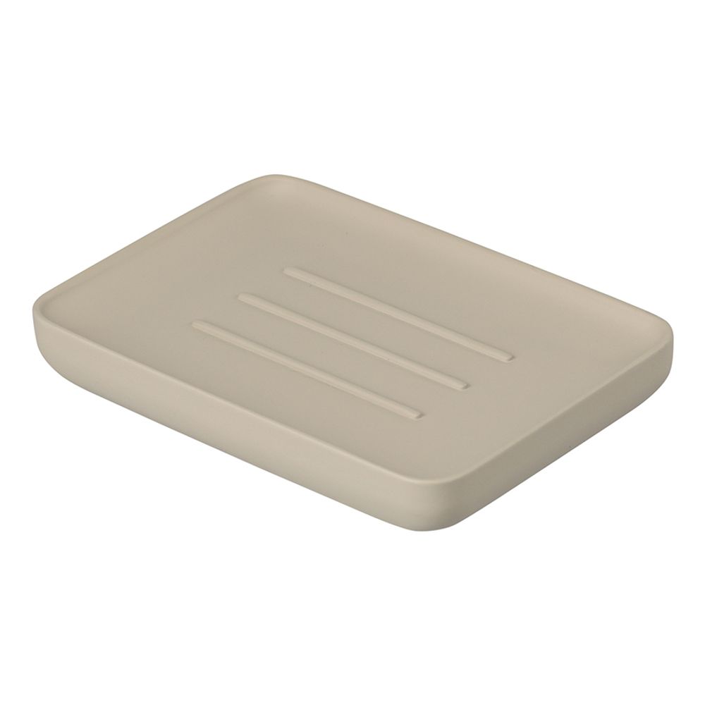 Мыльница Slim, светло-серая