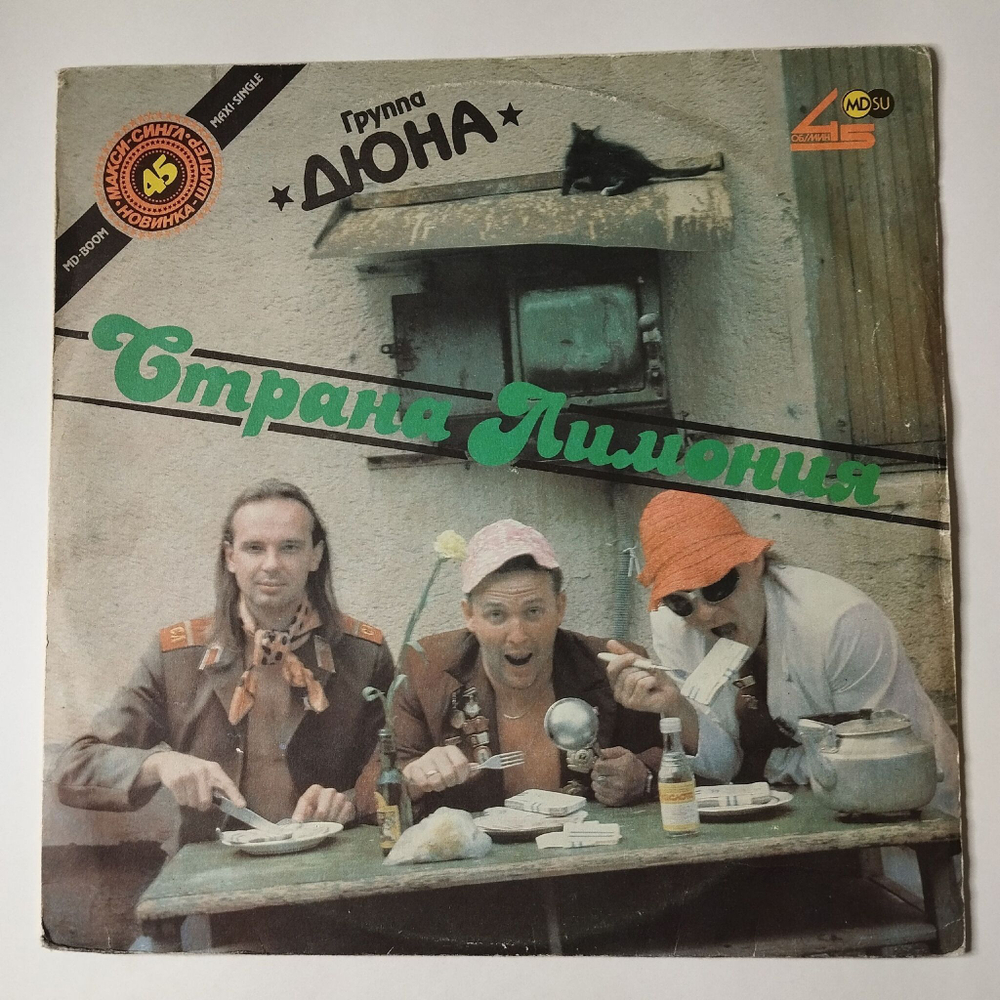 Винтажная виниловая пластинка LP Дюна Страна Лимония (СССР 1990)