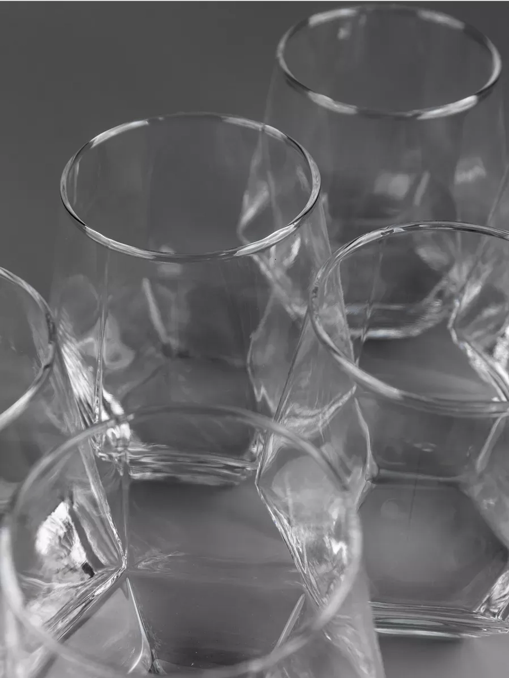 Набор шестигранных бокалов рокс,300мл, прозрачный, 6 шт.