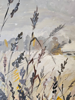 Картина интерьерная на холсте 38*55 см для интерьера "Начало зимы"