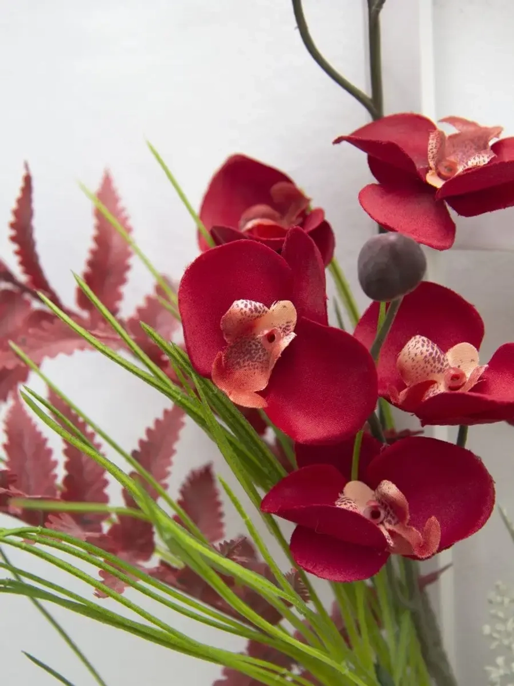 Панно на стену для интерьера "Окно с цветами"