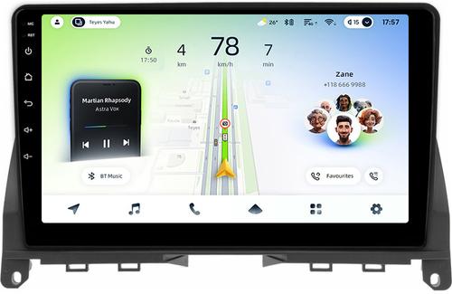 Магнитола для Mercedes-Benz C W204 2007-2011 - Teyes CC4L-DTS монитор 9" IPS, Android 14, Быстрая, Snapdragon 662, CarPlay, 4G SIM-слот