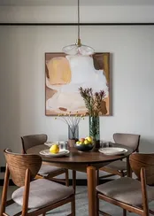 Постер Emilio 100х100 см, бежевый