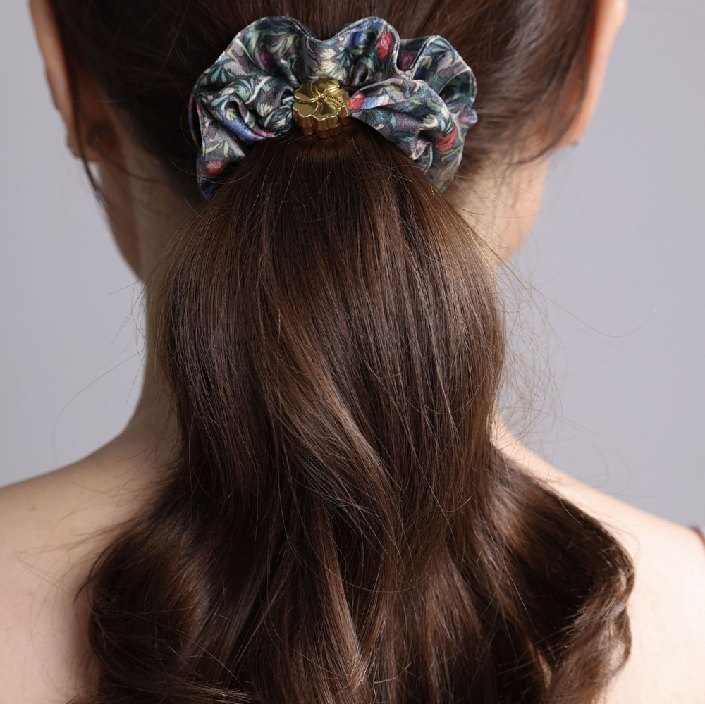 Резинка для волос Mollen Рассвет графитно-серая