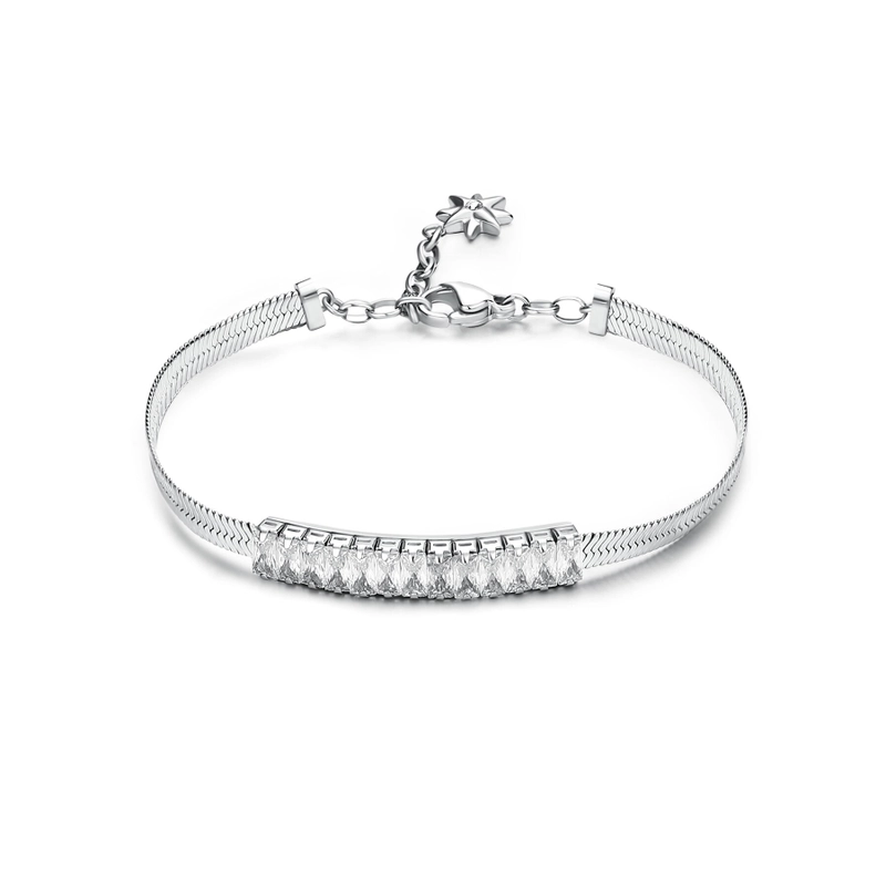 Браслет Мечта – Серебро, Прозрачный