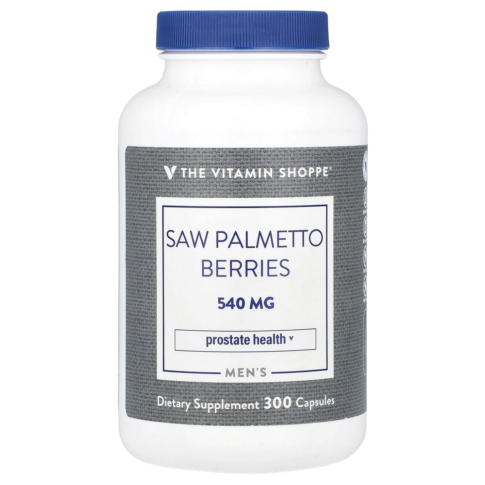 The Vitamin Shoppe, Мужские ягоды серенои, 540 мг, 300 капсул