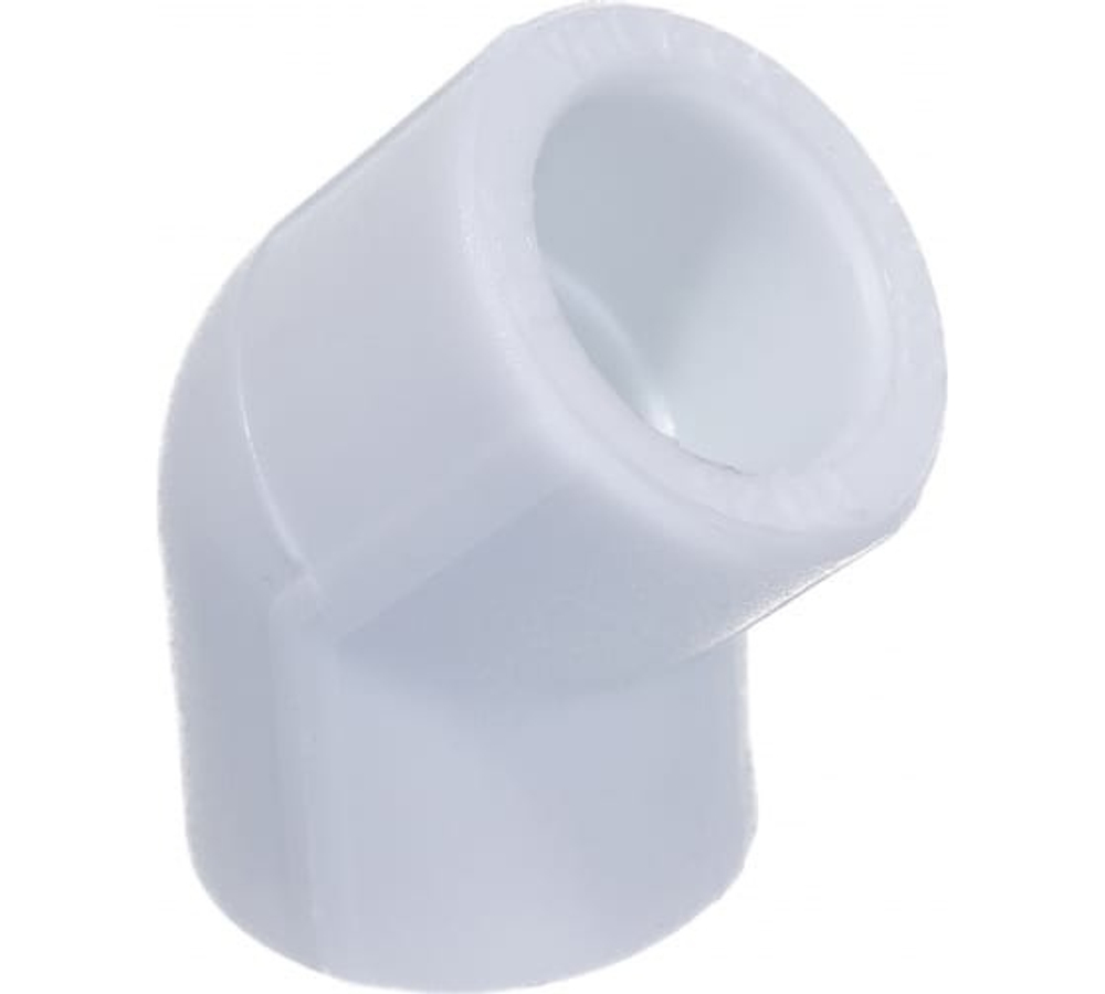 Угол 45° ППР 32 VALFEX PP-R белый полипропиленовый