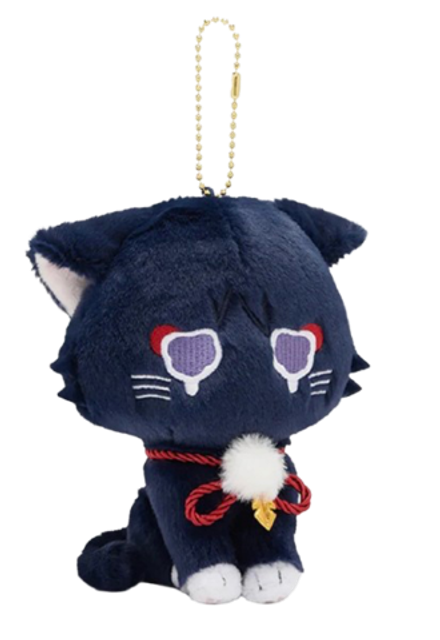 Брелок плюшевый Genshin Impact Wanderer Fairytale Cat Series Crying Face