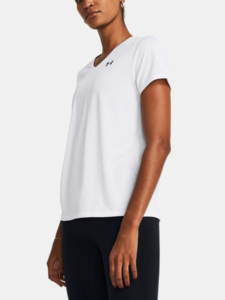 Футболка женская Under Armour Tech SSV- Solid-WHT