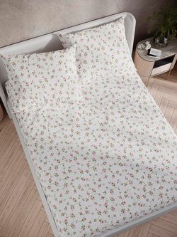 Простынь Сказка "Весенние цветы" 150х215 см, перкаль