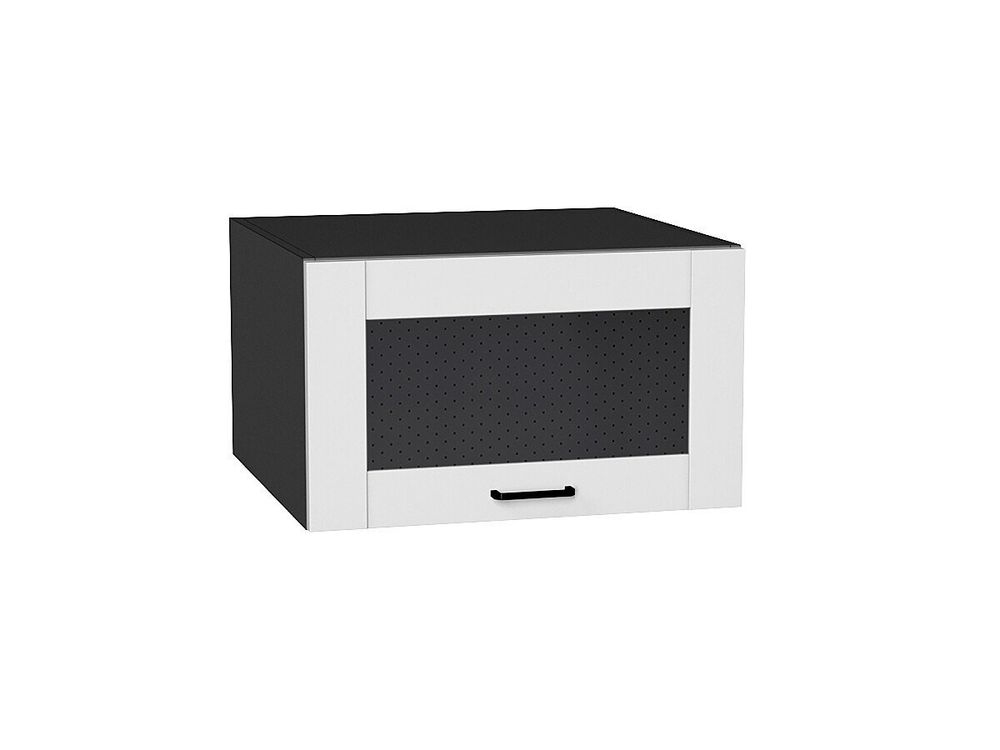 Шкаф верхний горизонтальный остекленный глубокий Лофт