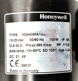 Клапан комбинированный Honeywell VQ440MA1030 DN40 360 мбар 110V IP65