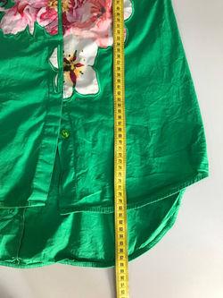 Блузка Kosmika летняя, маркировка 38, визуально на 44 размер