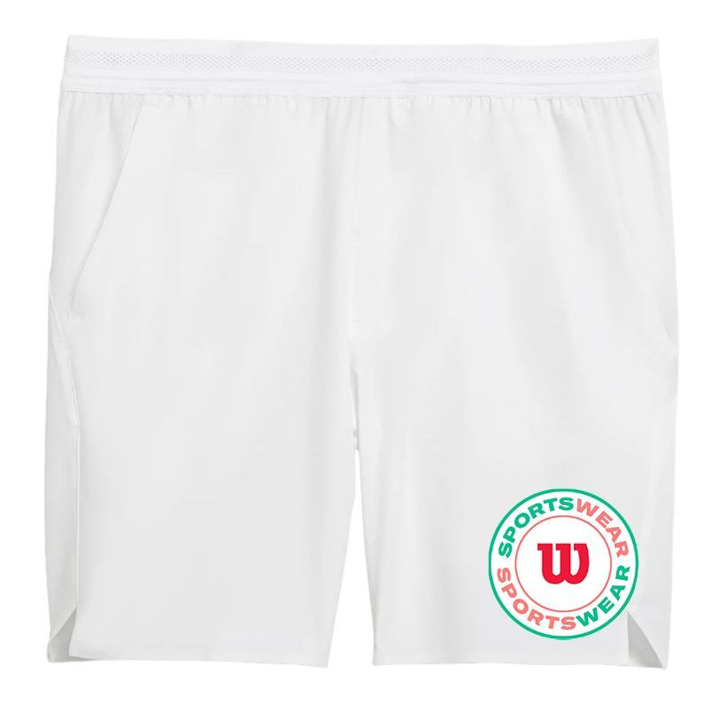 Мужские теннисные шорты Wilson Tournament Pro Short 7" - белый