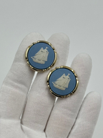 Запонки «Парусник» Wedgwood by Stratton