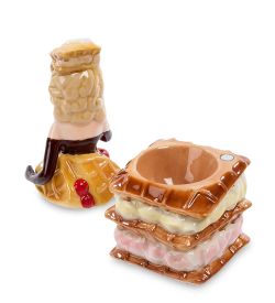 Pavone CMS-57/ 5 Подставка для яйца с солонкой «Леди»