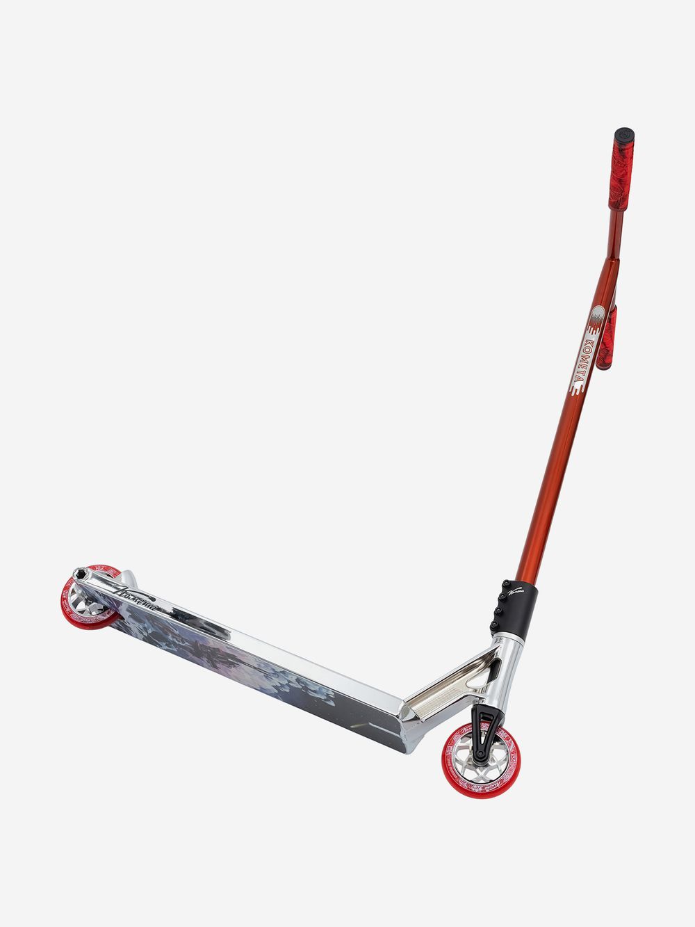 Трюковой самокат Комета Кратос Хром Красный