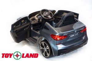 Детский электромобиль Toyland BMW 6 GT Серебро