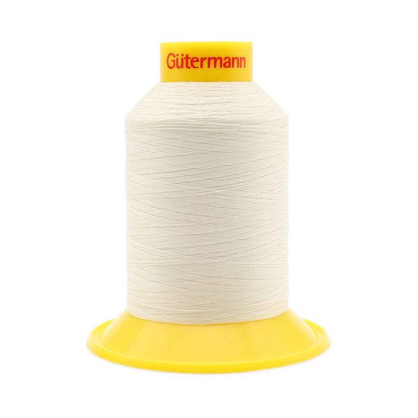 Нитка эластичная Gutermann Maraflex 120 (1500 метров), 1 кат. | _001 молочный (сумрачно-белый)