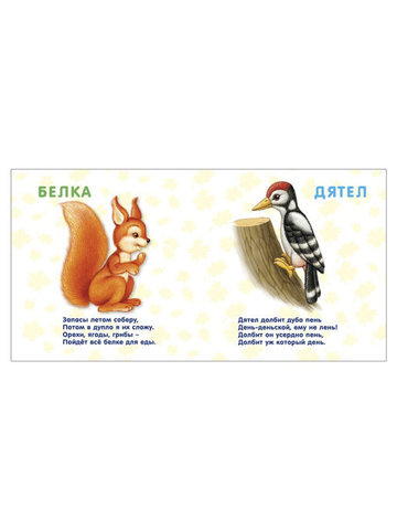 Книжки - картонки. Лесные животные