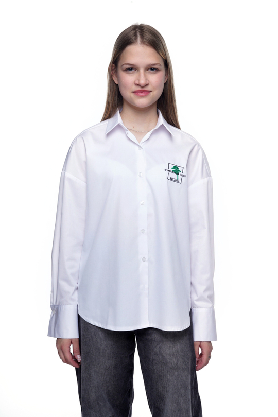 Рубашка (блуза) с длинным рукавом для девушек